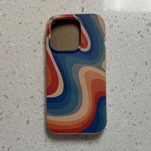 Pela Eco-Friendly iPhone 15 pro rainbow phone case